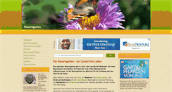 Desktop Screenshot of bauerngarten.de